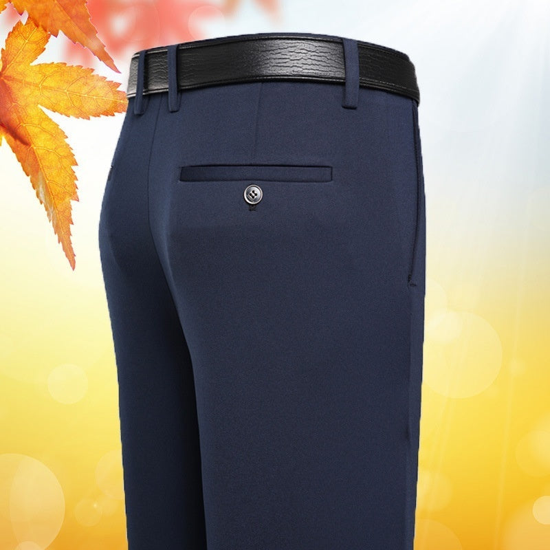 Young And Middle-aged Men's Autumn And Winter New Stretch Casual Pants
