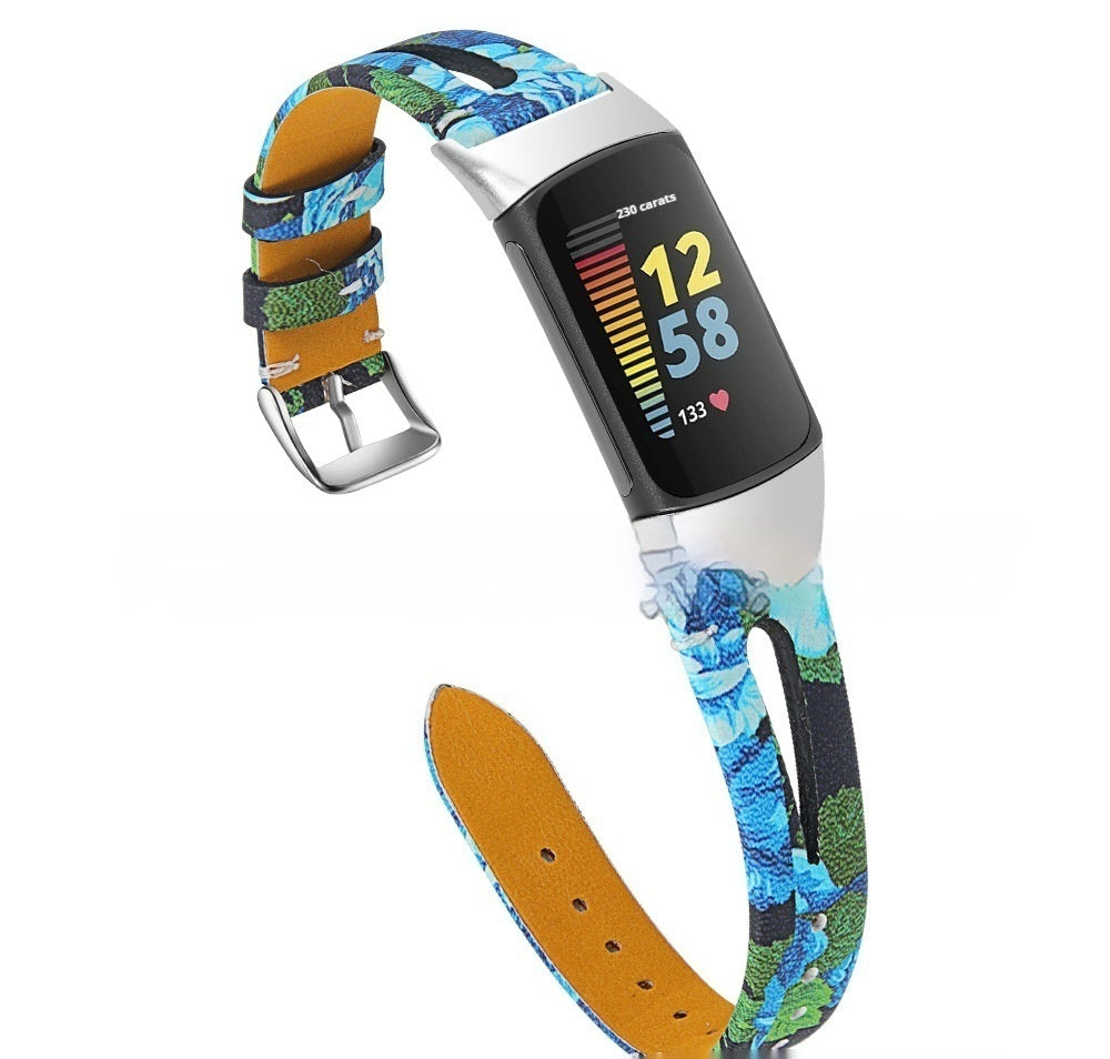 Suitable For Hollow Out Leather Watchband