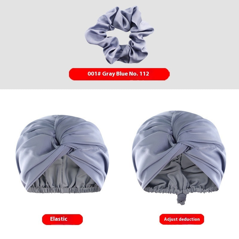 Women's Two-tier Adjustable Silk Makeup Cap