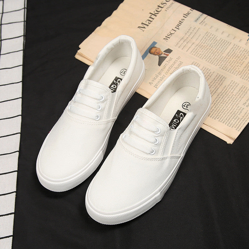 Women's Shoes Canvas  Classic Three-time Vulcanized Flat