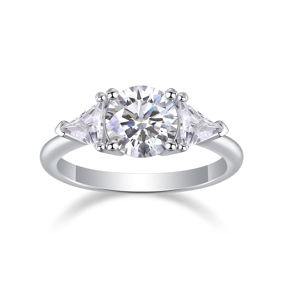 1Ocean Diamond - A Fashionable And Luxurious Jewelry Piece Set With 2-carat Moissanite S925 Sterling Silver And Platinum-plated Diamond Prohibit TikTok sales