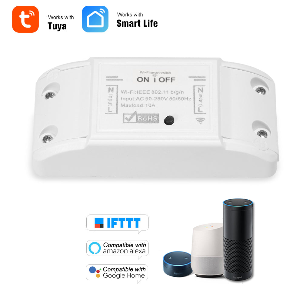 Wifi 10A 2200W Wireless Remote Timer White