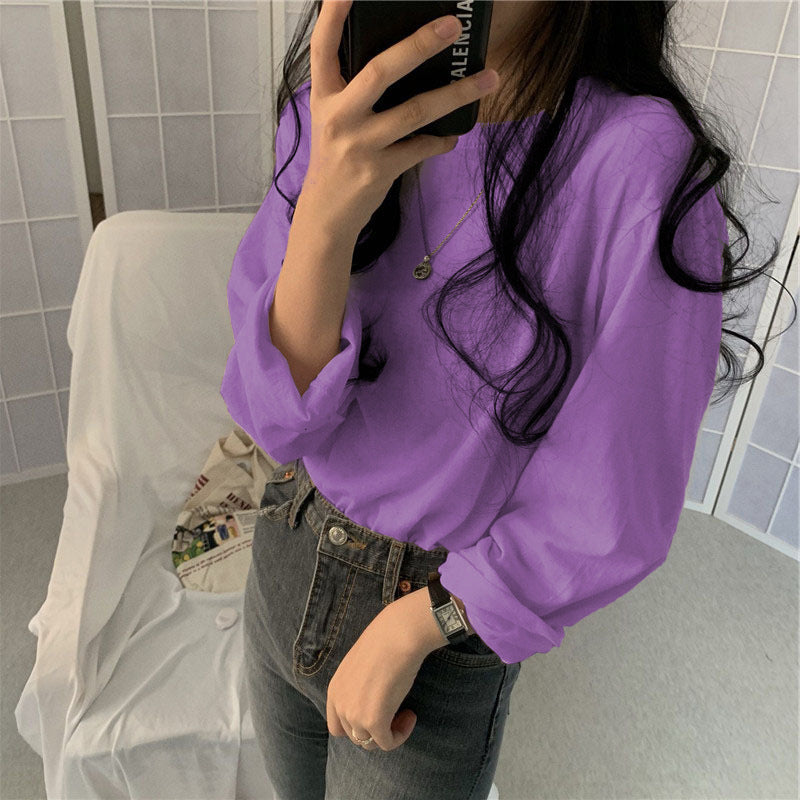 Loose All-matching Student Clothes Women's Top