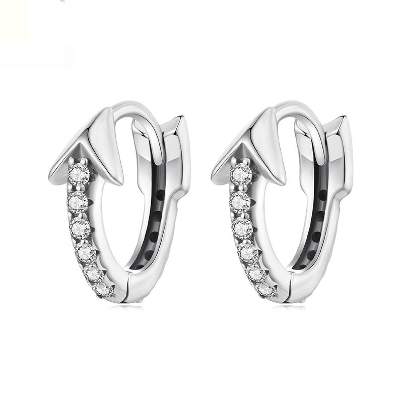 S925 Sterling Silver European And American Popular Design Sense Earrings