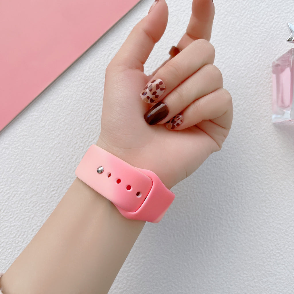 Smart Watch Aurora Colorful Silicone Strap