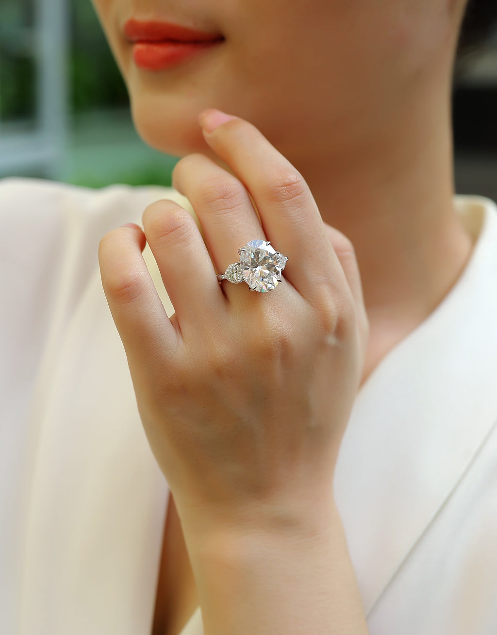 1Soul Resonance - A Fashionable And Luxurious Jewelry Accessory Set With Moissanite S925 Sterling Silver And Platinum-plated Diamond Prohibit TikTok sales