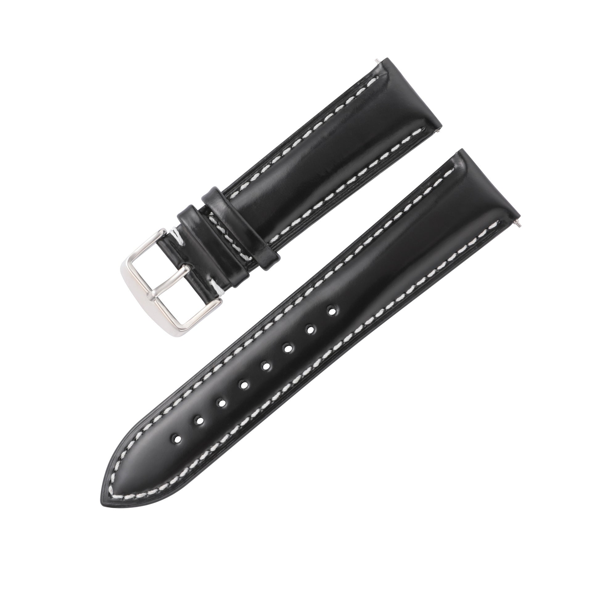 Quick Release Ear Leather Strap Bright Cowhide