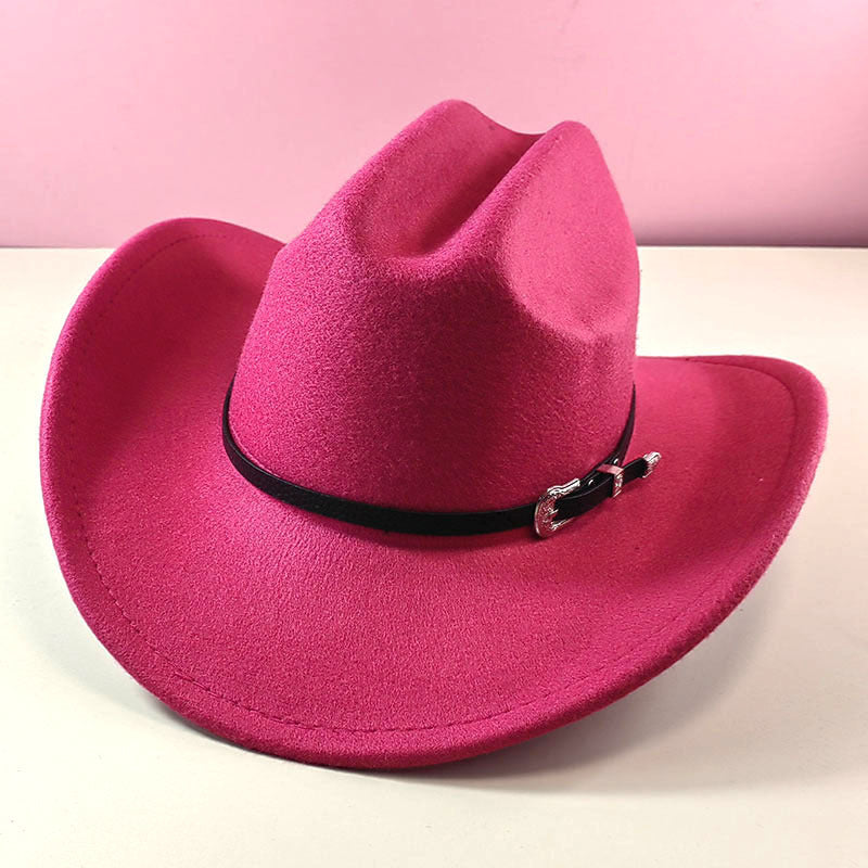 New One-word Top Big Brim Western Cowboy Hat