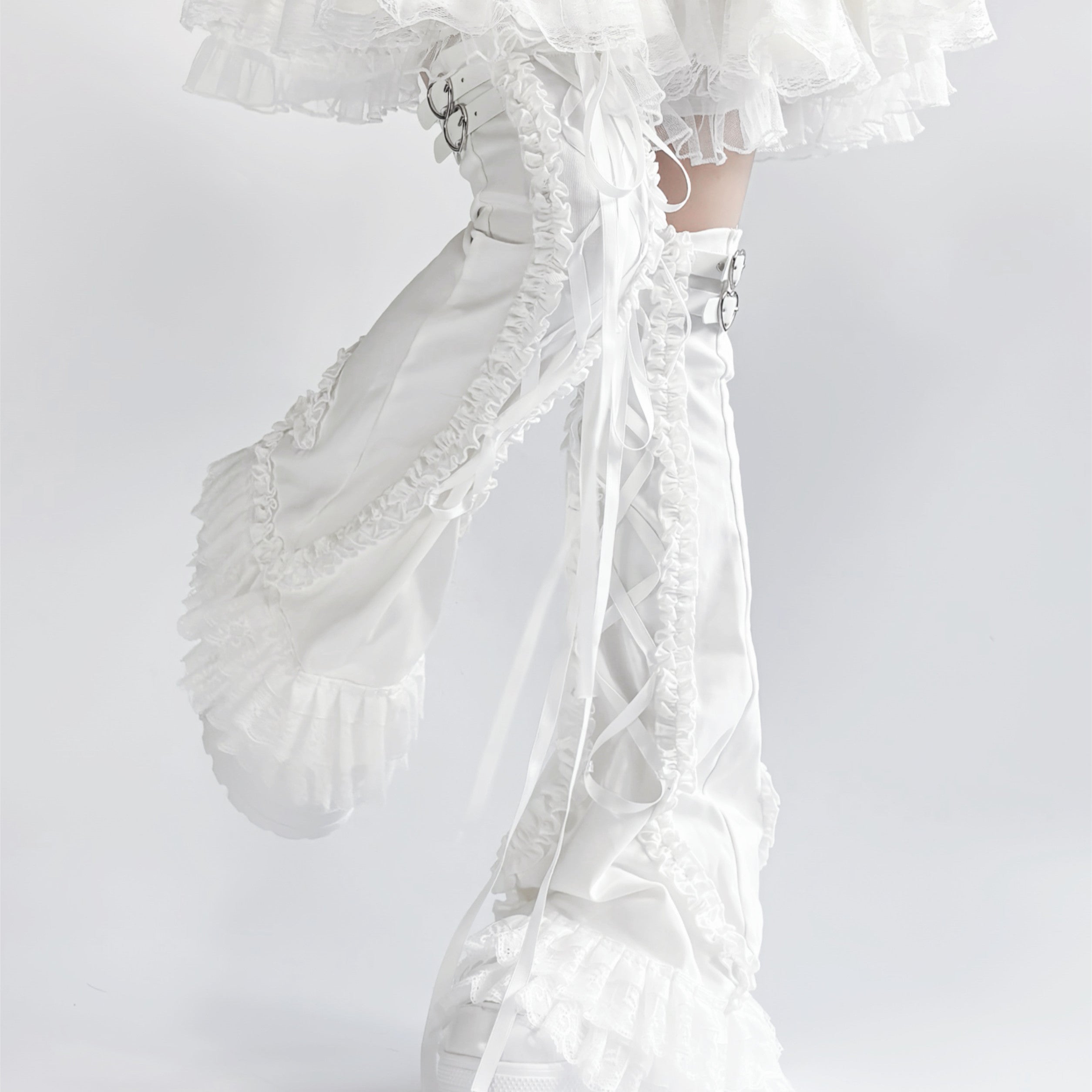 Below The Knee Slimming Lace Versatile Long Leg Socks