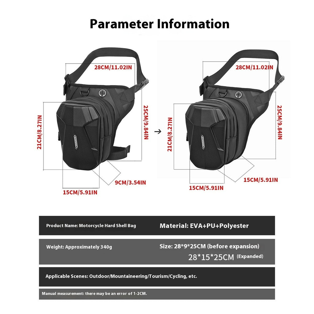 Motorcycle Leg Bag For Male Rider
