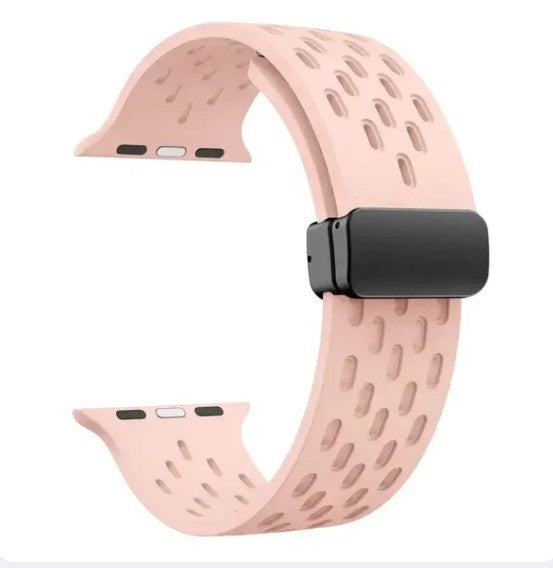 Magnetic Folding Buckle Silicone Strap