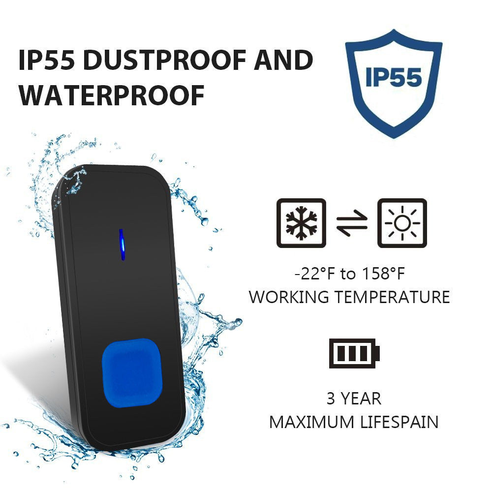 Wireless remote control distance transmitter doorbell