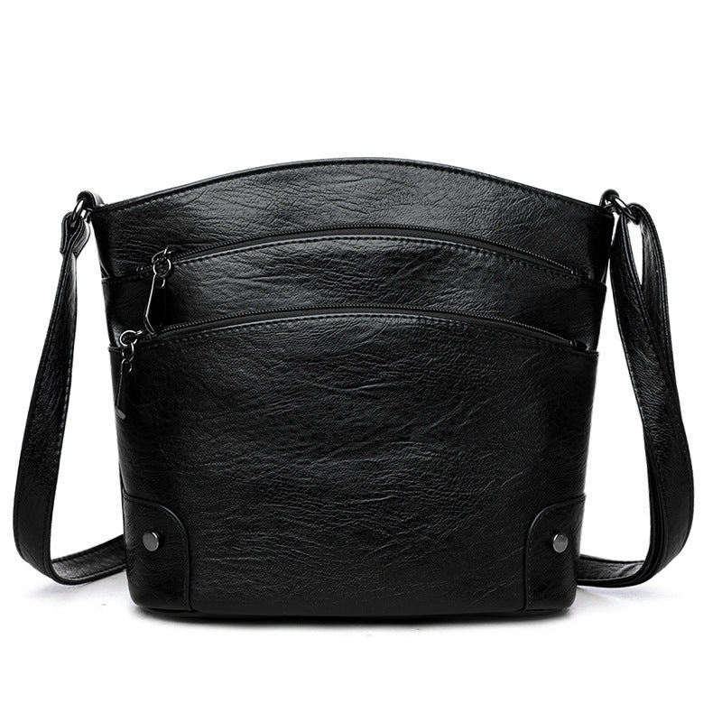Middle-aged And Elderly Bucket Bag Multi-layer Large Capacity Hot Sale