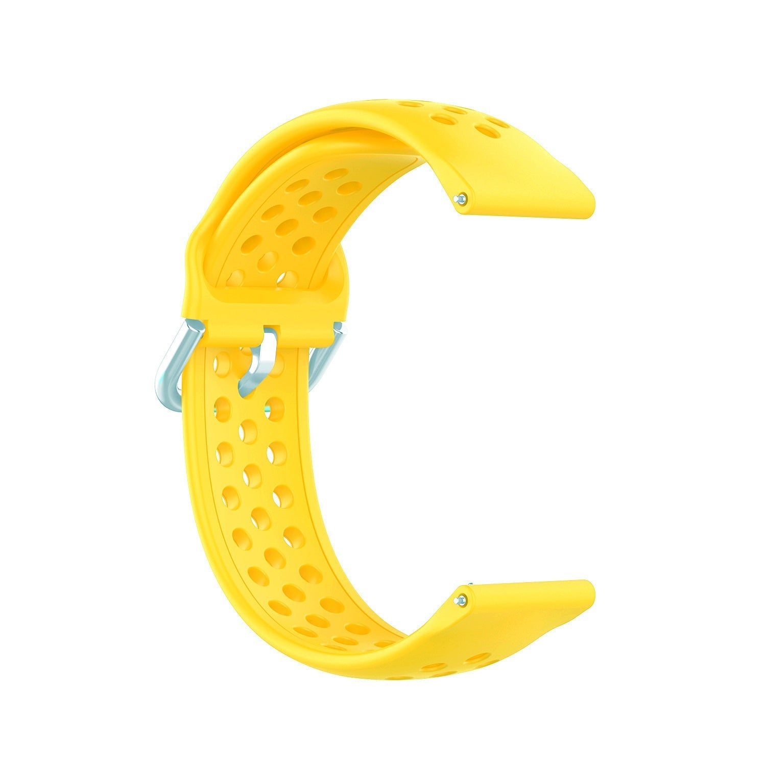 Silicone Watch Strap Porous Straight Buckle