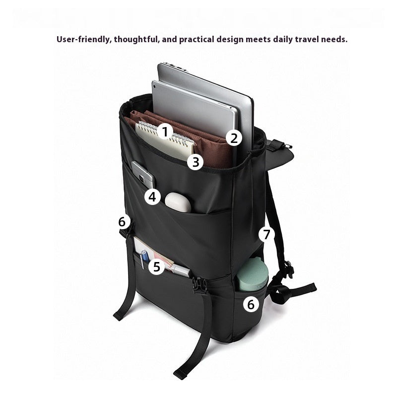 Men's Business Leisure Computer Backpack Classic All-matching And Lightweight