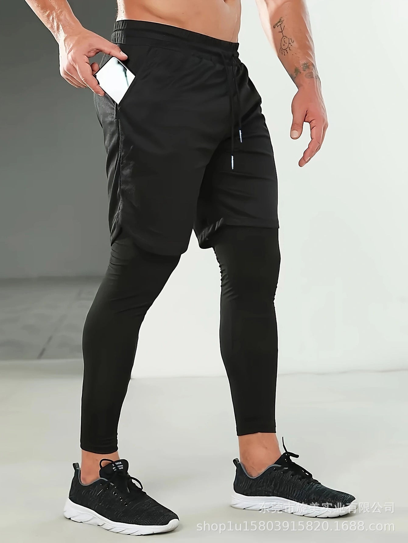 Fitness Training Running Cycling With Bottoming Pants