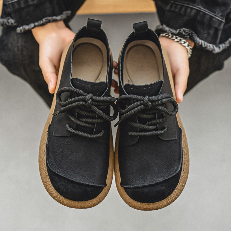 Outdoor Lightweight Men's Retro Low-cut Workwear British Style Shoes