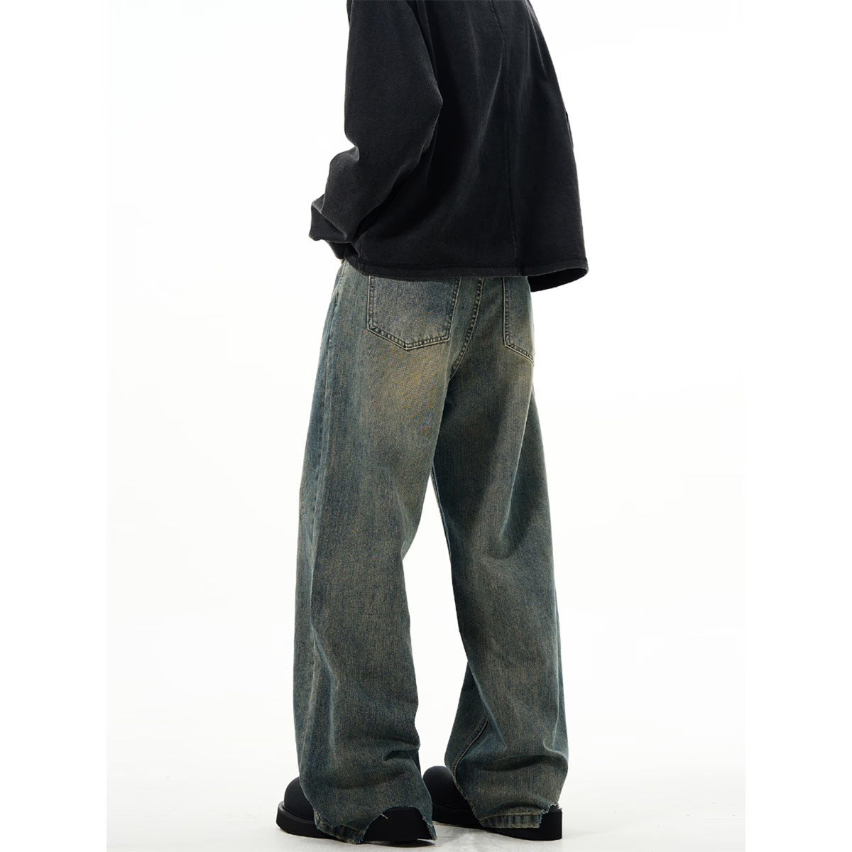 Spring, Autumn And Winter Trendy Loose Flared Jeans