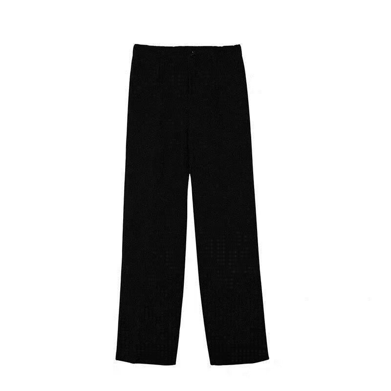 Trendy Ins Draping Design Wide-leg Pants