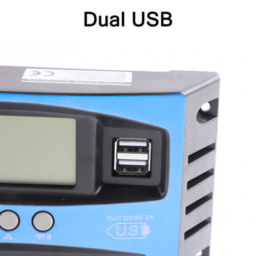 17.5X10X4.5 12V 24V Solar Panel Battery Regulator Charge Controller MPPT Auto Tracking