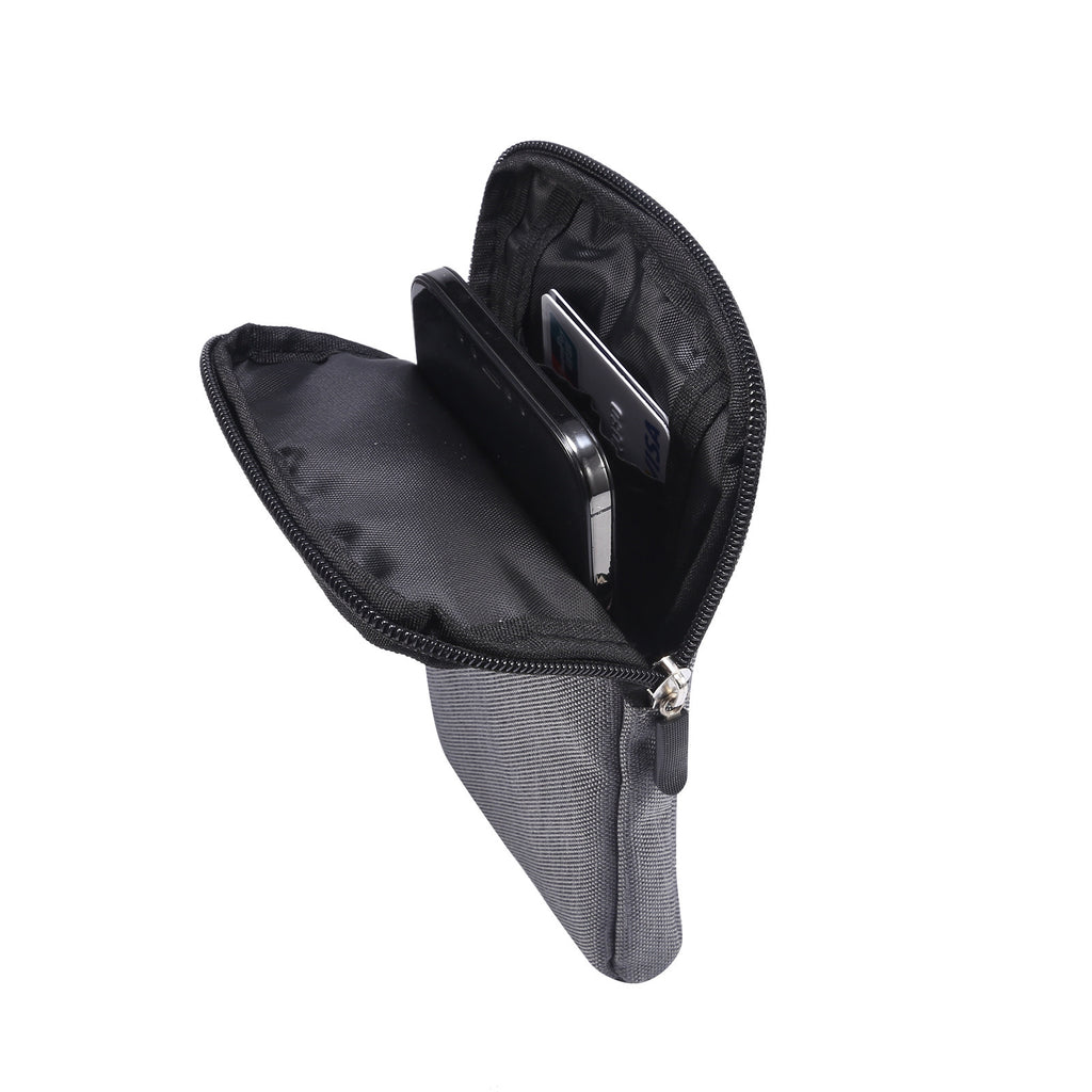 Solid Color Portable Universal Diagonal Cross Waist Bag