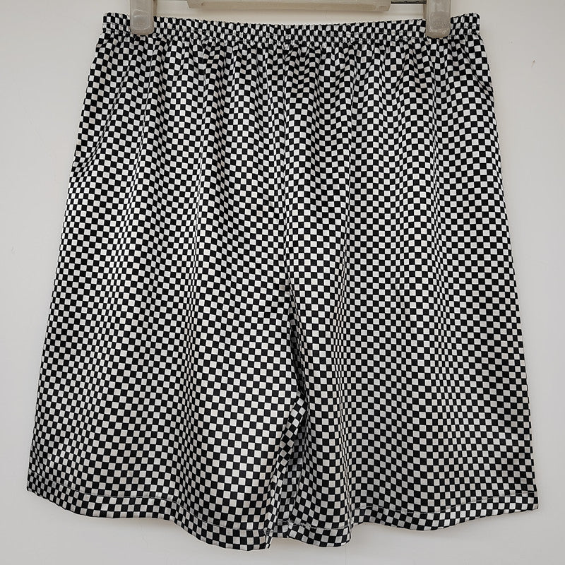 Men's Simple Home 5-point Silk Ice Silk Shorts