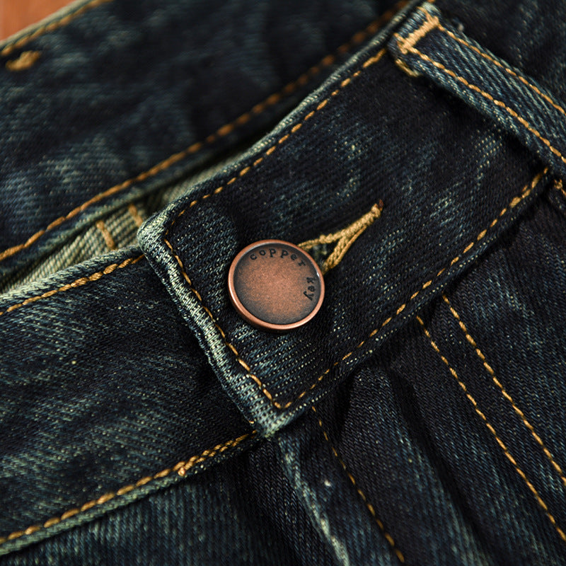 Men's Retro Straight Type Casual Jeans