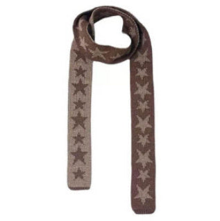 Fashion Casual All-match Five-pointed Star Knitted Women's Scarf
