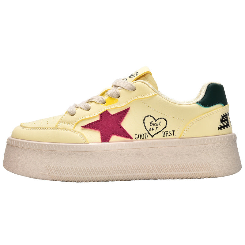 Spring New Thick Bottom Versatile Casual Sneaker