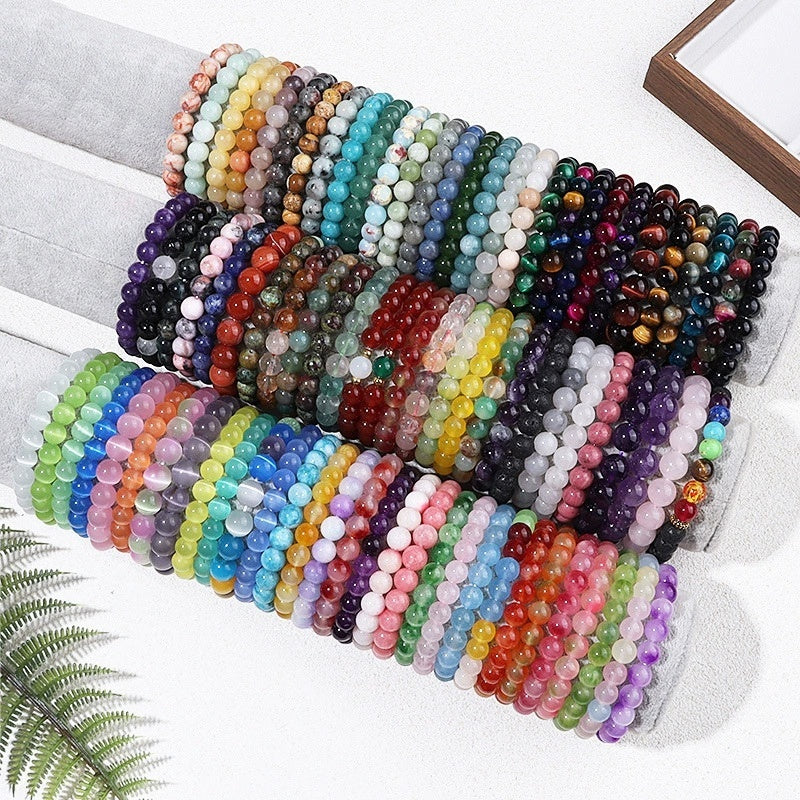Natural Crystal Tigereye Agate Bracelet