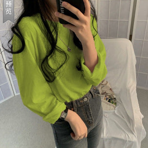 Loose All-matching Student Clothes Women's Top