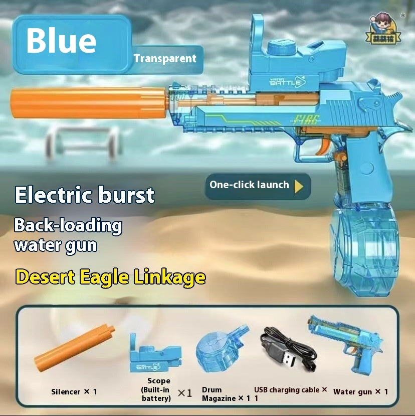 New Fire Light Effect Electric Water Gun