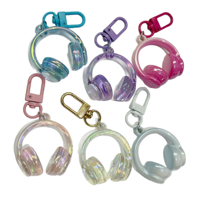 Personalized Small Earphone Pendant Mobile Phone Charm Keychain