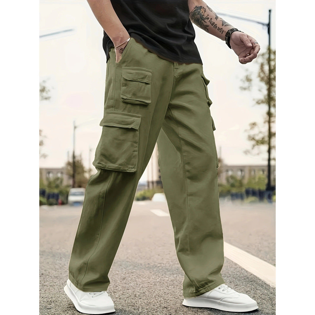 Overalls Casual Sports Pants Loose Men And Women Long