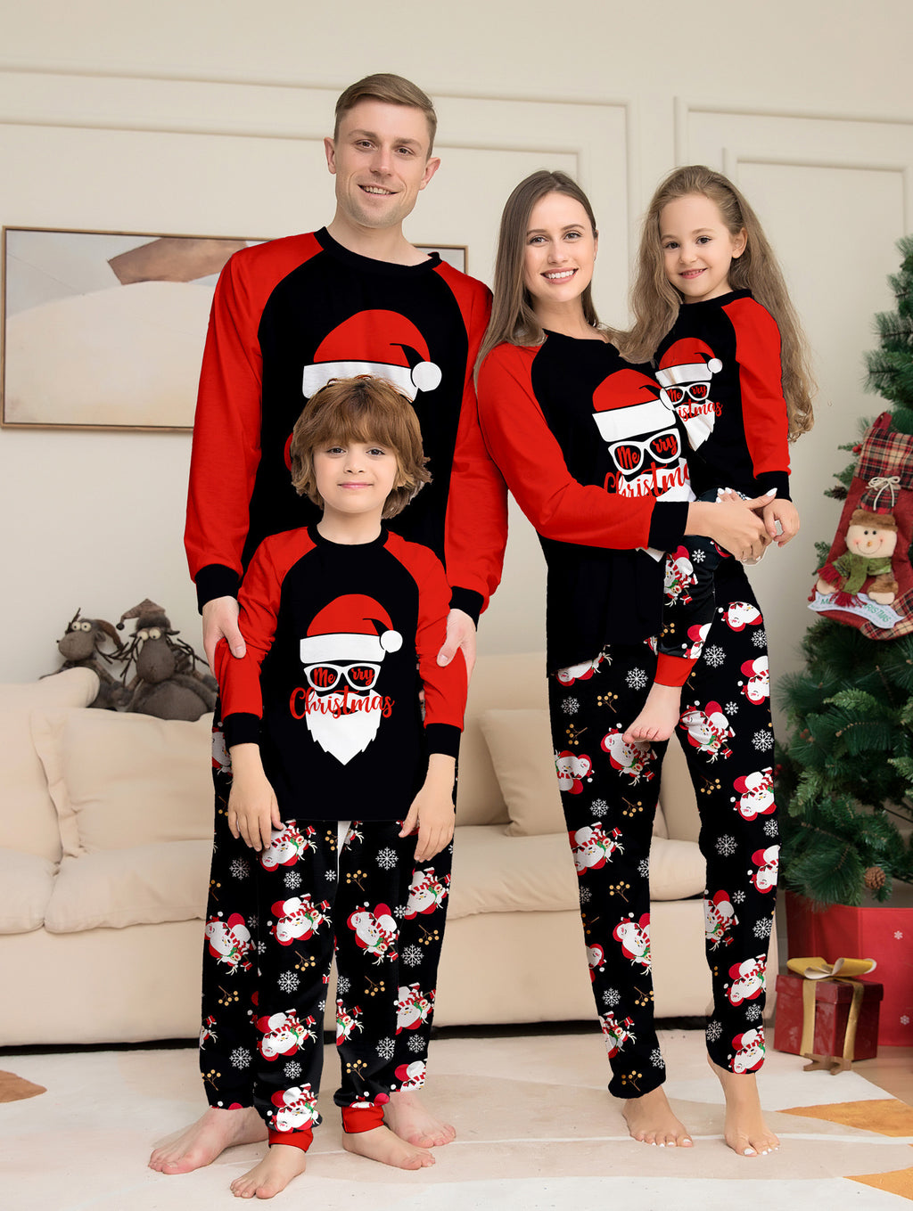 Santa Claus Homewear Two-piece Pajamas