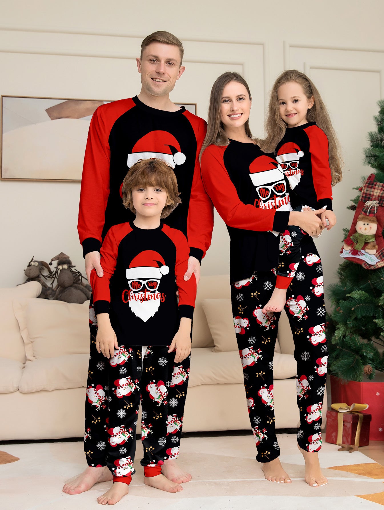 Santa Claus Homewear Two-piece Pajamas