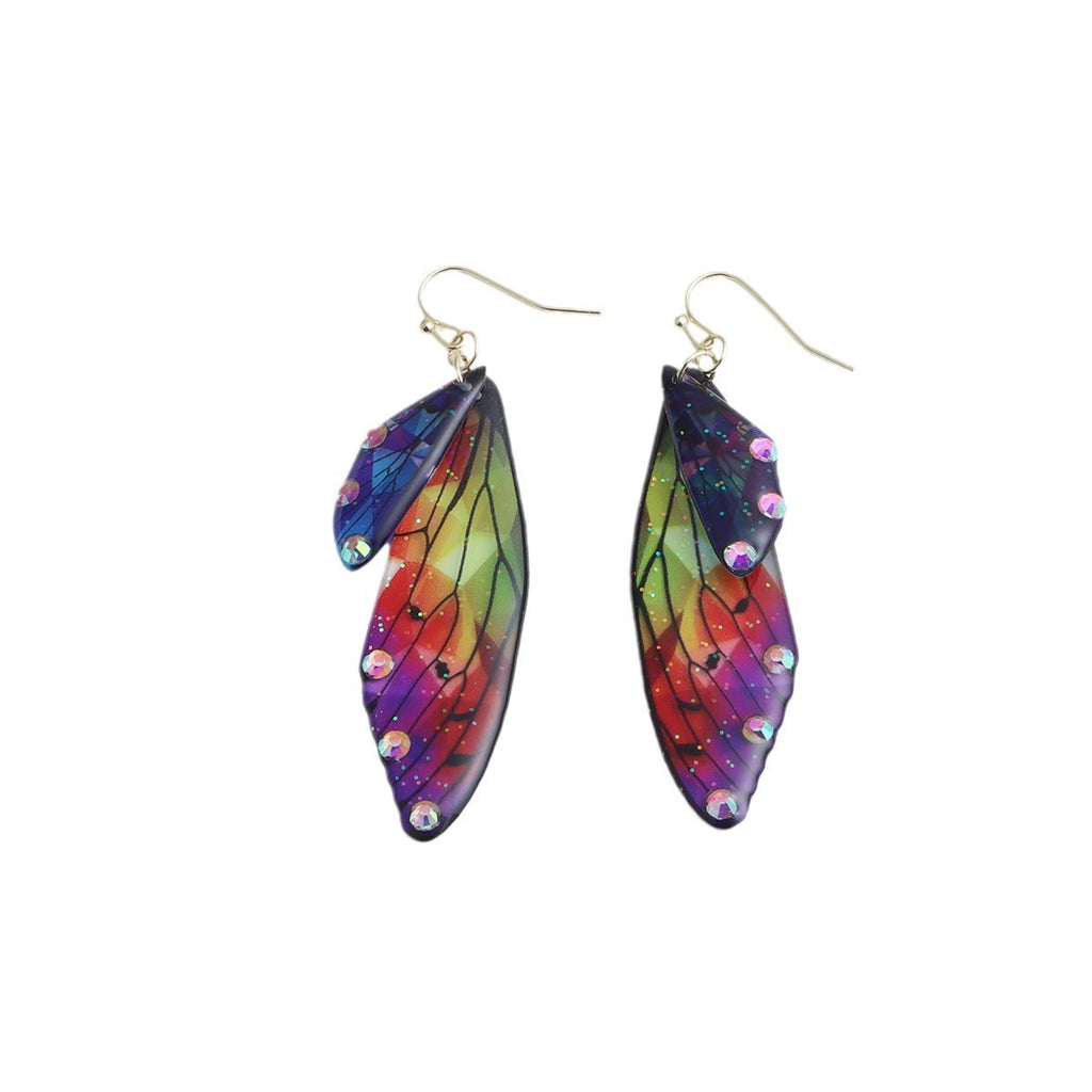 Misty Rain In Southern Personalized Design Simulation Cicada Wings Earrings