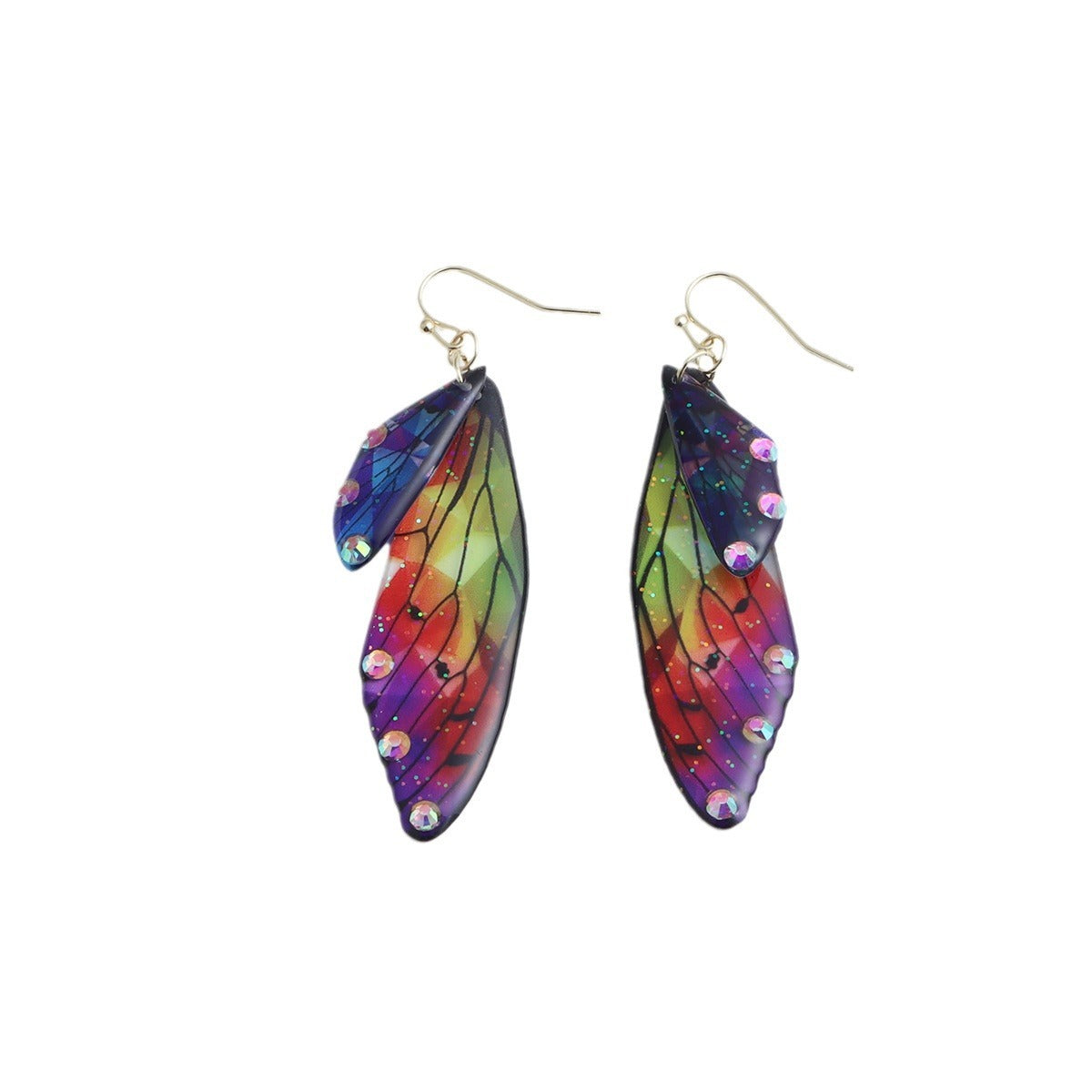 Misty Rain In Southern Personalized Design Simulation Cicada Wings Earrings