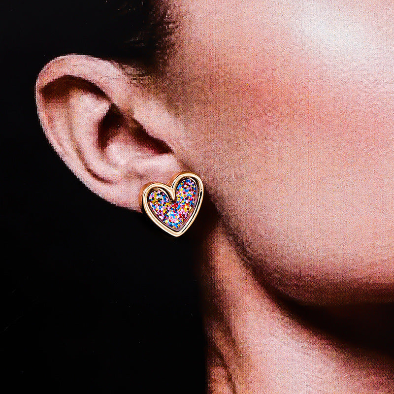 Elegant Cute Sweet And Small Delicate Alloy Earring
