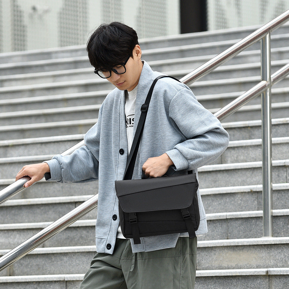 Men's Shoulder Bag Business Travel Messenger Bag Large Capacity