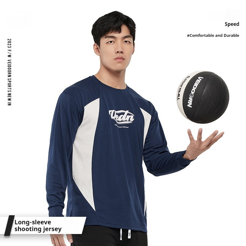 T-shirt Men's American Basketball Sports Running Top Breathable Mesh