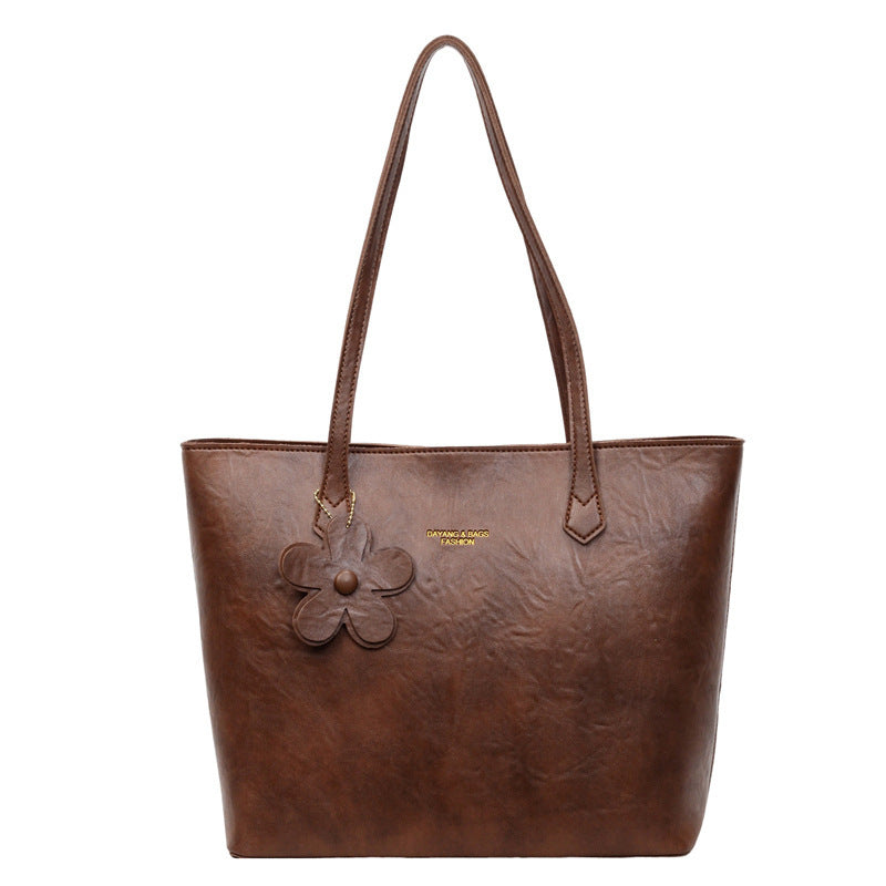 Underarm Bag Textured Tote Bag Simple Women's Bag