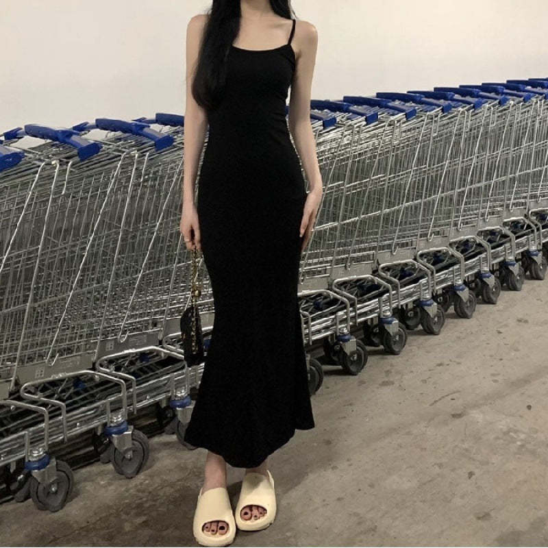 Ins Pure Desire Sleeveless Sling Dress Women