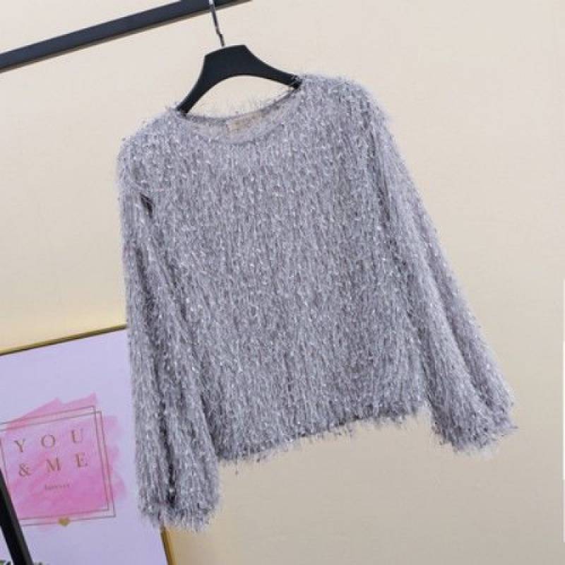 Women's Fashion Personalized Tassel Long-sleeved Top