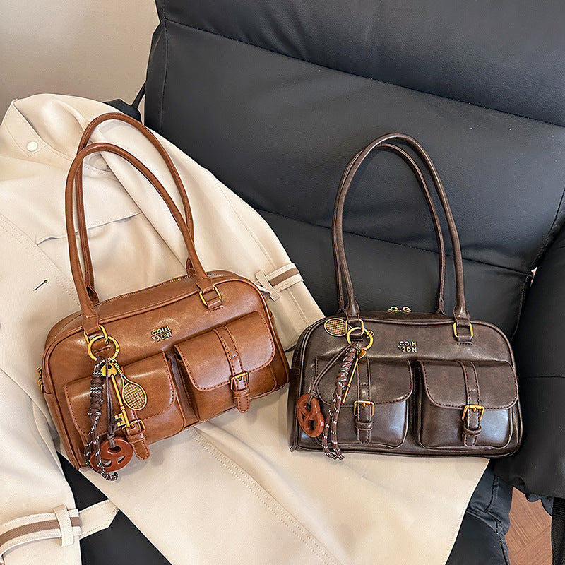 Retro Autumn And Winter New Large Capacity Ladies Bag