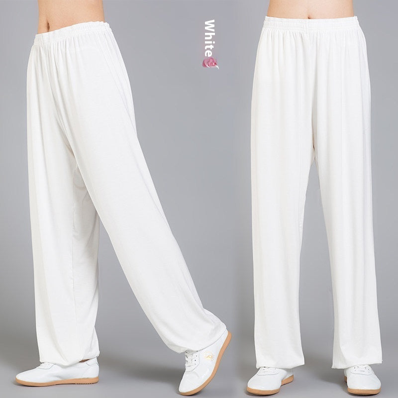Martial Arts Performance Tai Chi Costume Modal Lantern Practice Pants