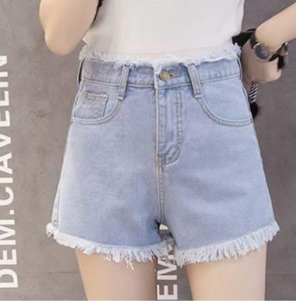 Youthful High-Waisted Denim Shorts For Women Summer Style