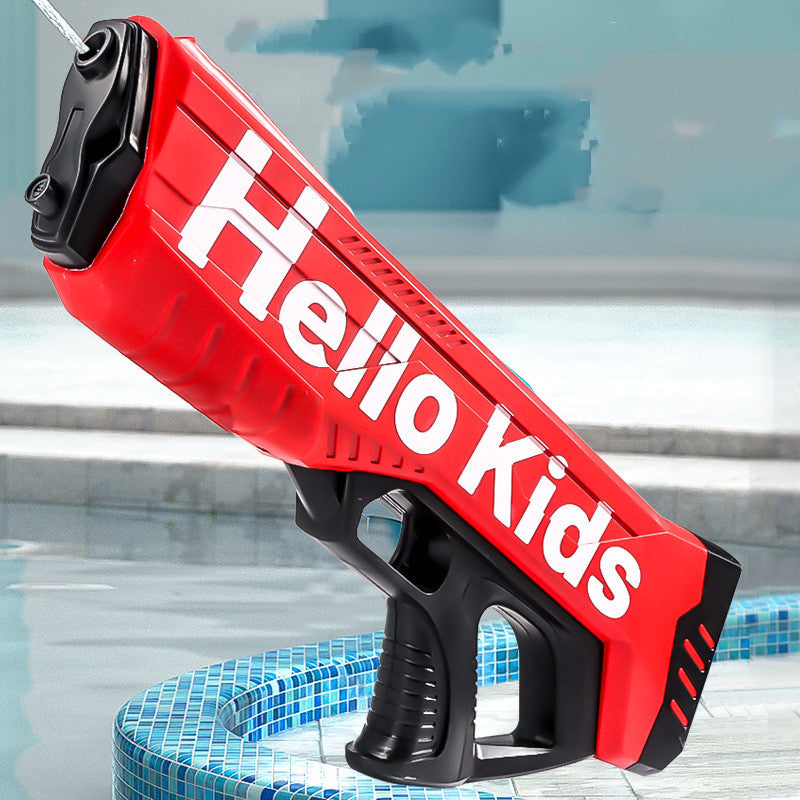 Children's Electric Continuous Hair Gun Toy One-click Water Absorption Can Be Launched