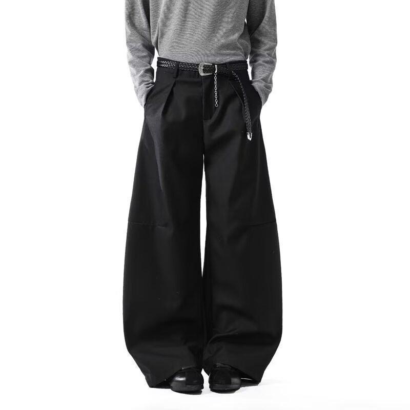 Loose Casual Pants Men's Versatile Thin Draping Wide Leg