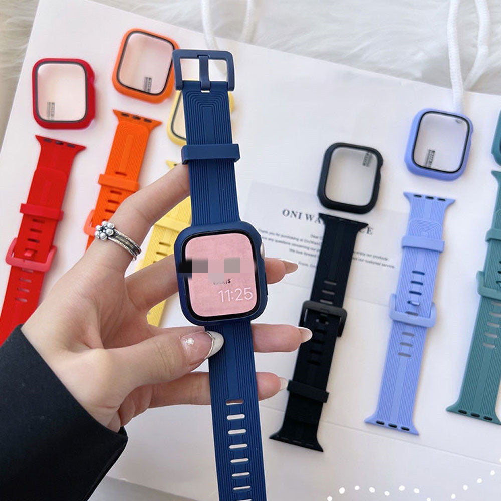 Smart Watch Solid Color Simple Silicone Strap